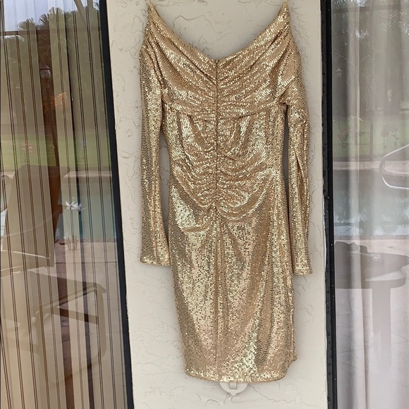 BCBGMAXAZRIA bnwt fancy cocktail dress - Picture 6 of 7